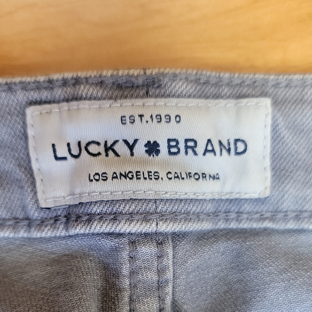 Lucky Brand Size 2/26 Womens Light Gray Hayden Skinny Denim - Picture 3 of 14